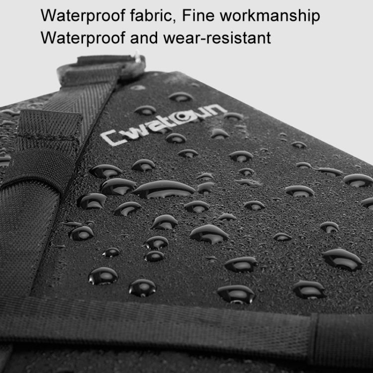 Cwatcun D113 Shoulder Leisure Camera Bag Waterproof High Capacity Outdoor Travel Photography Bag, Color: Large Black