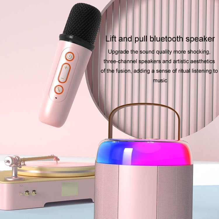 Home Portable Bluetooth Speaker Small Outdoor Karaoke Audio, Y1 White, Y1 Pink, Y1 Black
