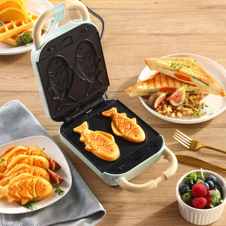 7 In 1 YIDPU Multifunctional Family Breakfast Maker Light Diet Sandwich Waffle Baker, CN Plug(Pink)