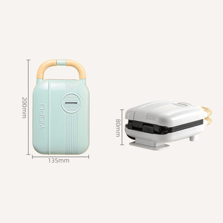 3 In 1 YIDPU Multifunctional Family Breakfast Maker Light Diet Sandwich Waffle Baker, CN Plug(Green)