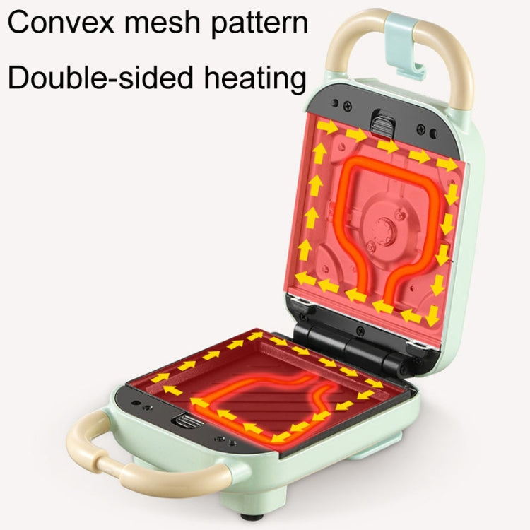 2 In 1 YIDPU Multifunctional Family Breakfast Maker Light Diet Sandwich Waffle Baker, CN Plug(Pink)