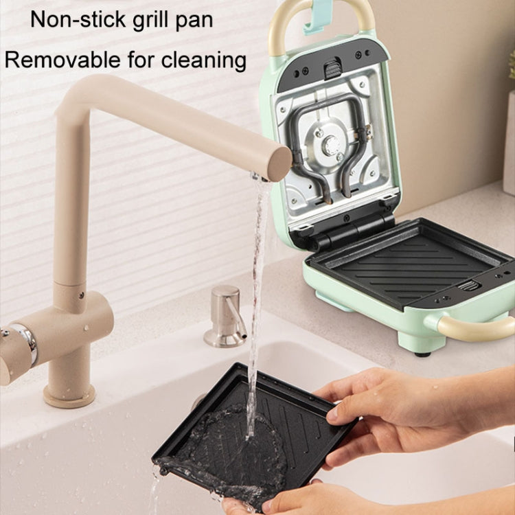 4 In 1 YIDPU Multifunctional Family Breakfast Maker Light Diet Sandwich Waffle Baker, CN Plug(Pink)