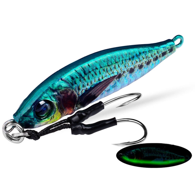 PROBEROS  LF136 Fishing Lure 3D Spray Painted Imitation Bait Long Casting Freshwater Fishing Warbler Bass Leader Lure, Size: 60g(Color A)