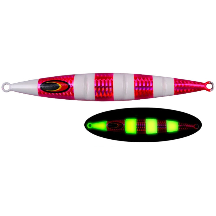 PROBEROS F125 Jogging Steelhead Deep Sea Boat Fishing Lure Rapid Sinking Sea Fishing Fake Bait, Size: 200g(Luminous Color C)