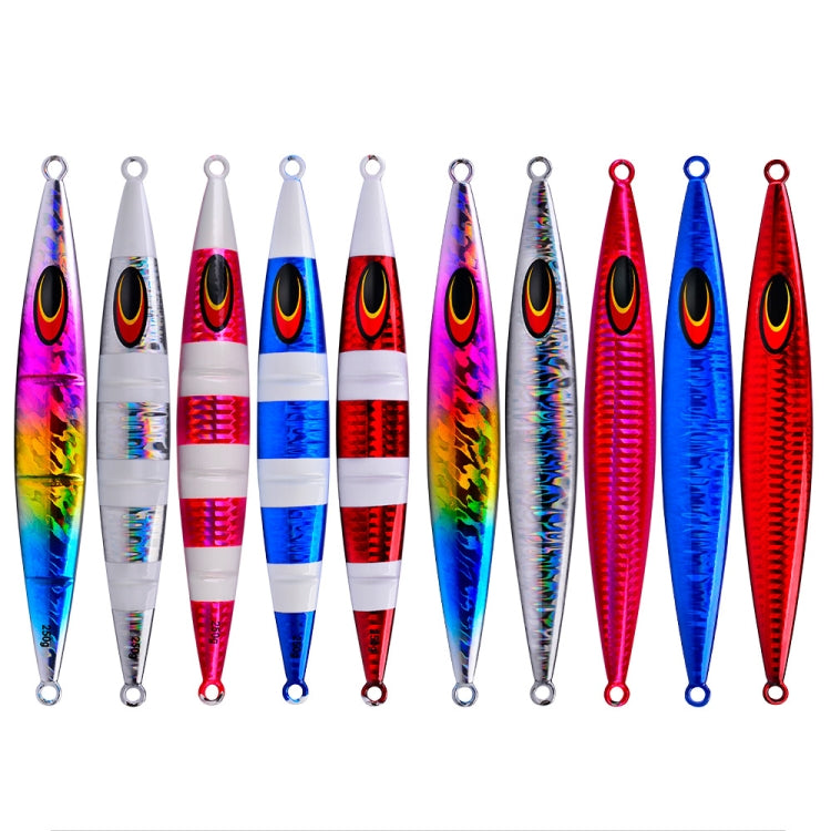 PROBEROS F125 Jogging Steelhead Deep Sea Boat Fishing Lure Rapid Sinking Sea Fishing Fake Bait, Size: 30g(Color E)