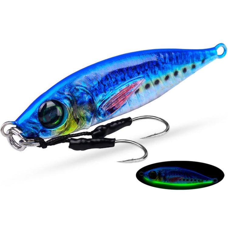 PROBEROS LF137 3D Spray Painted Bionic Lure Warp Bass Leader Fish Long Casting Freshwater Sea Luminous Fishing Bait, Size: 150g(Color C)