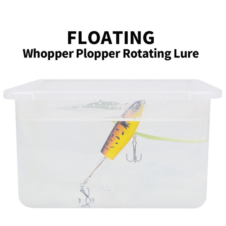 PROBEROS DW601 360 Degree Rotating Propeller Lures Topwater Tethered Tractor Floating Fake Fish Bait, Size: 14.5cm/32.5g(Color C)