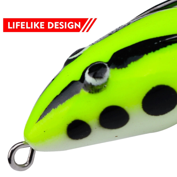 PROBEROS FR038 Simulation Thunderfrog Lure Fake Lure Blackfish Bait Converted Thunderfrog Soft Bait, Size: 5g/4cm(Color D)