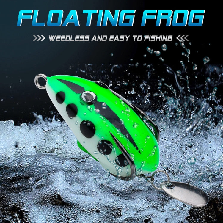 PROBEROS FR038 Simulation Thunderfrog Lure Fake Lure Blackfish Bait Converted Thunderfrog Soft Bait, Size: 5g/4cm(Color E)
