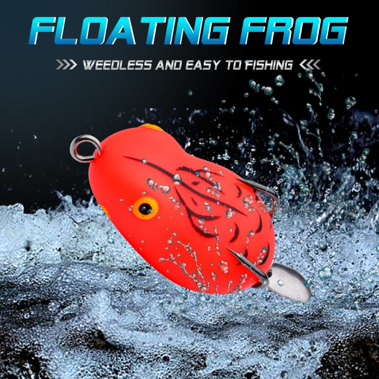 PROBEROS FR039 Mini Thunderfrog Lure Simulation Soft Bait Blackfish Fishing Lure, Size: 7g/4.5cm(Color C)