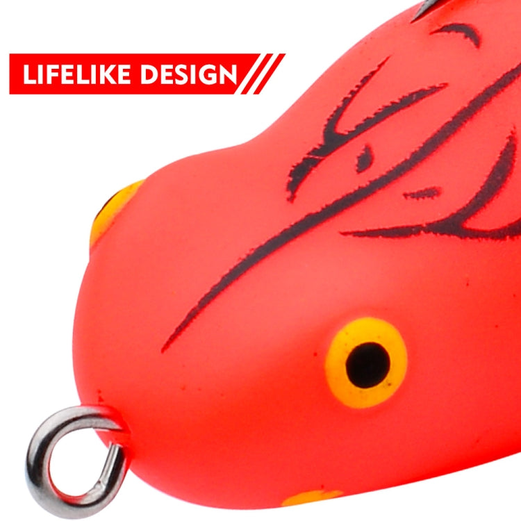 PROBEROS FR039 Mini Thunderfrog Lure Simulation Soft Bait Blackfish Fishing Lure, Size: 7g/4.5cm(Color D)
