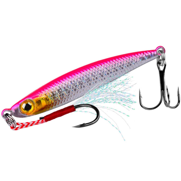 PROBEROS LF127 Long Casting Bait Small Leader Freshwater Sea Bass Fishing Warbler Spinnerbait, Size: 30g(Color D)