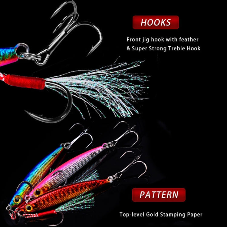 PROBEROS LF127 Long Casting Bait Small Leader Freshwater Sea Bass Fishing Warbler Spinnerbait, Size: 7g(Color A)