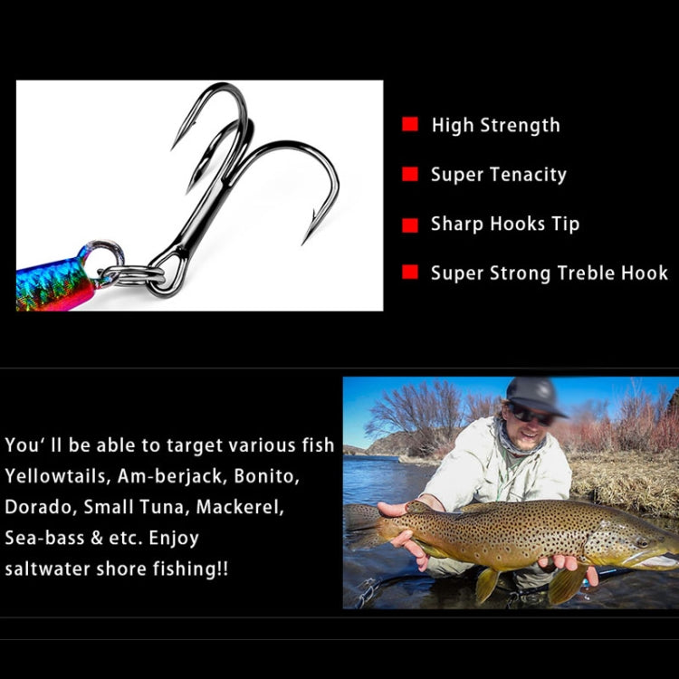 PROBEROS LF127 Long Casting Bait Small Leader Freshwater Sea Bass Fishing Warbler Spinnerbait, Size: 20g(Color D)
