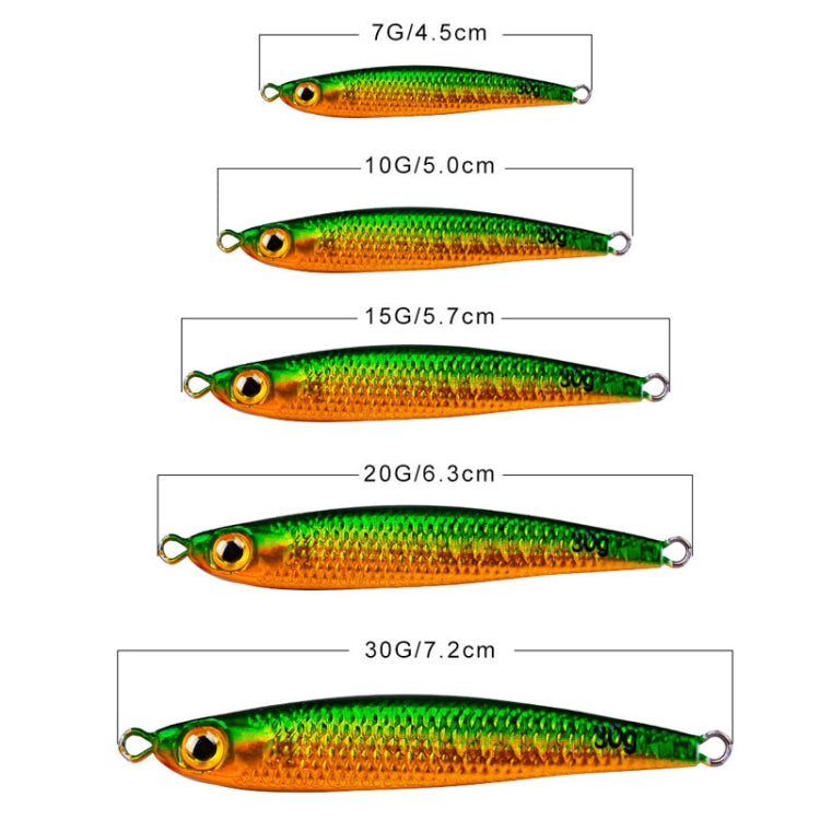 PROBEROS LF127 Long Casting Bait Small Leader Freshwater Sea Bass Fishing Warbler Spinnerbait, Size: 10g(Color A)