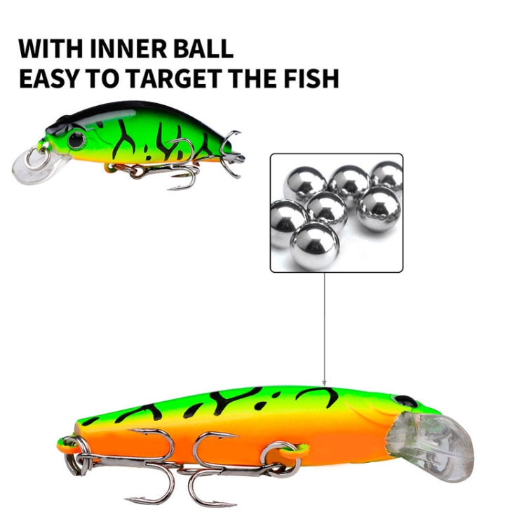 PROBEROS DW592 Sinking Minnow Lure Long Casting Fake Bait Bionic Plastic Hard Bait(Color B)
