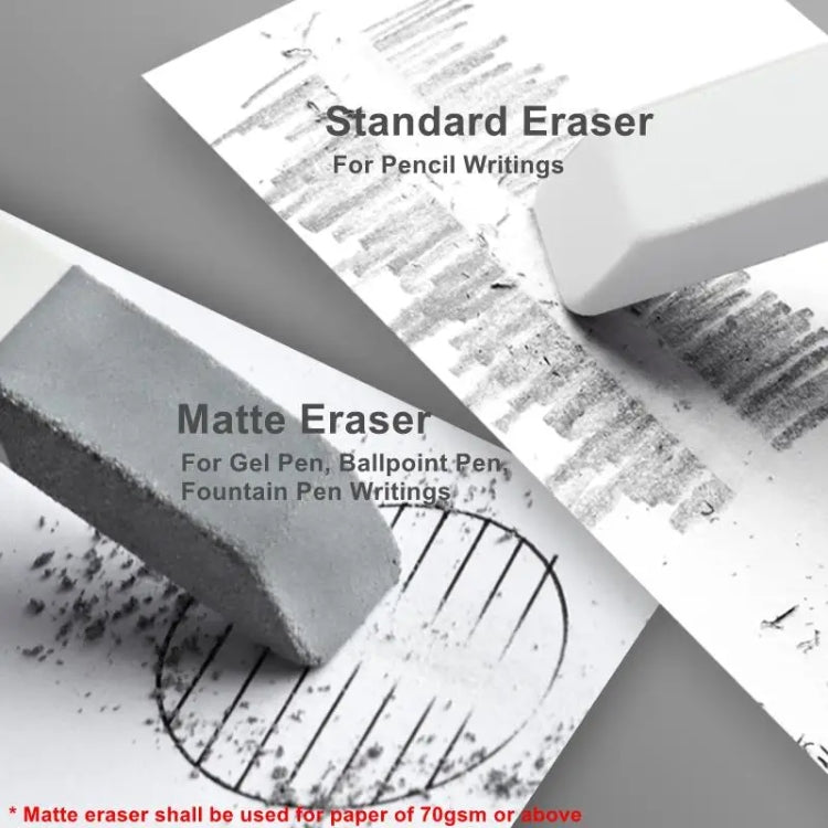 Deli 71114 Full Frosted Pen Eraser Erasable Pencil Neutralizer Pen