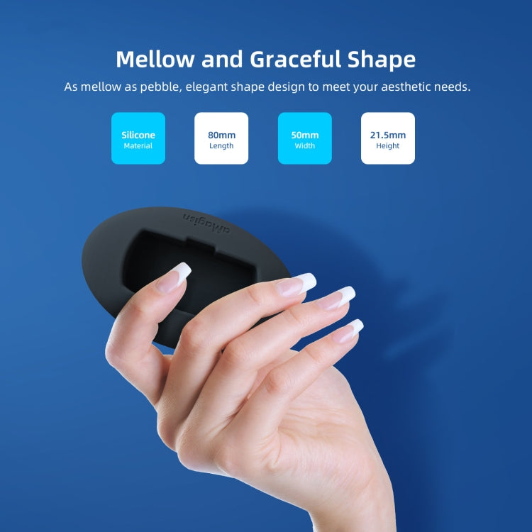For Insta360 X3 aMagisn Desktop Silicone Base(Black)