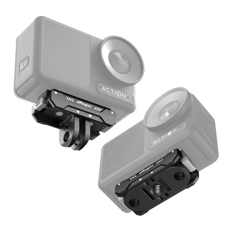 For DJI Osmo 360 / Action 5 Pro / Action 4 / Action 3 aMagisn Magnetic Fast Disassembly Motion Camera Accessories