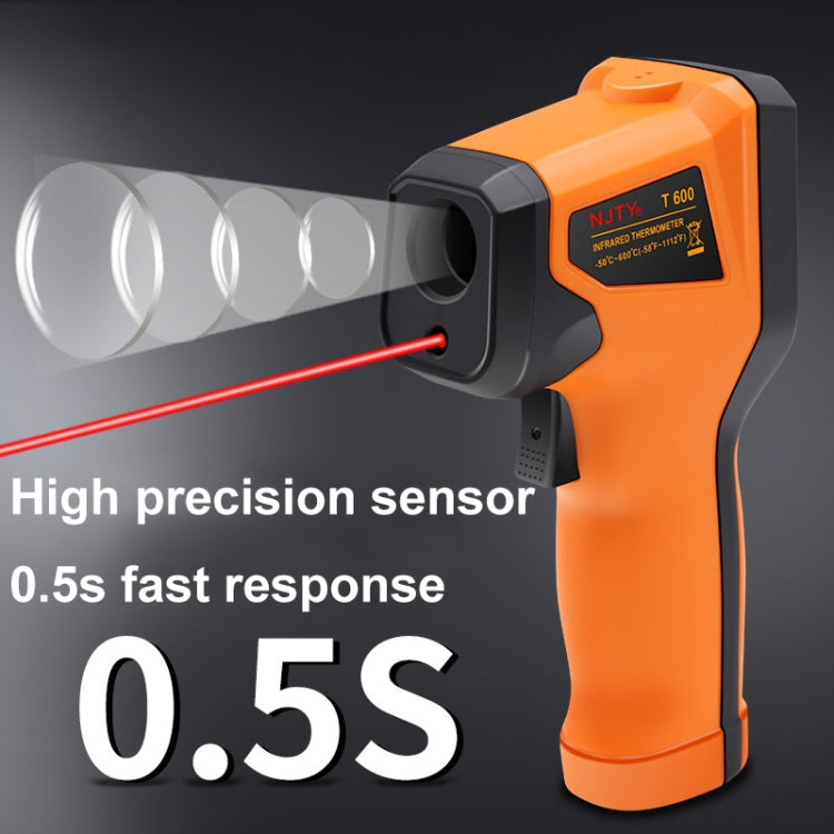 NJTY Digital Display High-Precision Infrared Thermometer For Bakery Kitchen Industry, Spec: T400