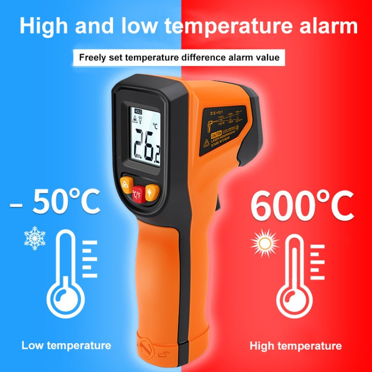 NJTY Digital Display High-Precision Infrared Thermometer For Bakery Kitchen Industry, Spec: T400