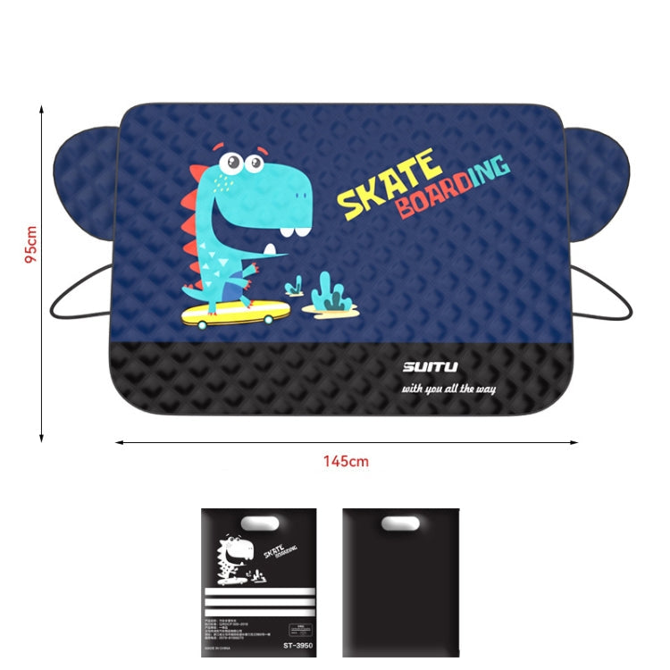 SUITU ST-3950 Automobile Thickening Sun Shield Car Snow Block Coat, Style: Husky