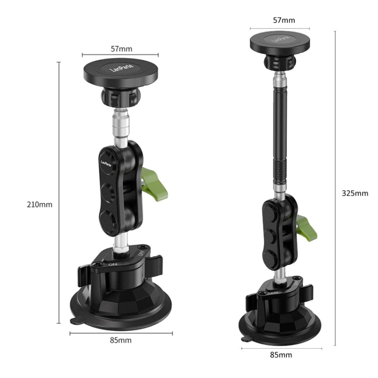 Lanparte Magnetic Car Phone Holder Adjustable Suction Cup Navigation Stand RBA-M01