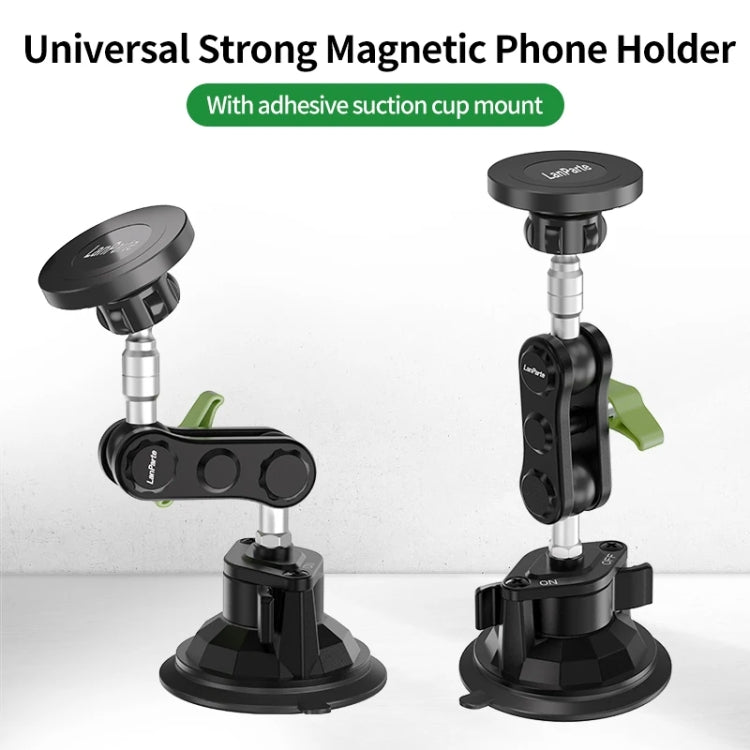 Lanparte Magnetic Car Phone Holder Adjustable Suction Cup Navigation Stand RBA-M01