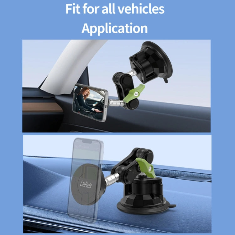 Lanparte Magnetic Car Phone Holder Adjustable Suction Cup Navigation Stand RBA-M01NB
