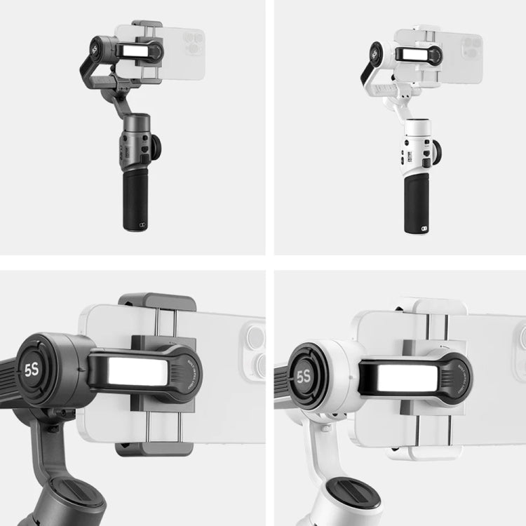 ZHIYUN Smooth 5S 3-Axis Smartphone Handheld Gimbals Stabilizer, Spec: Standard White
