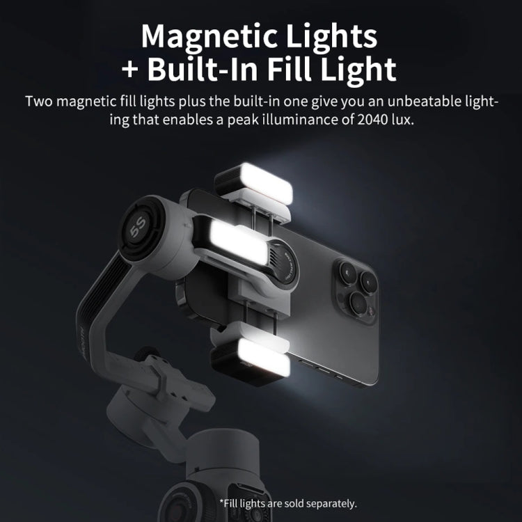 ZHIYUN Smooth 5S 3-Axis Smartphone Handheld Gimbals Stabilizer, Spec: Standard White