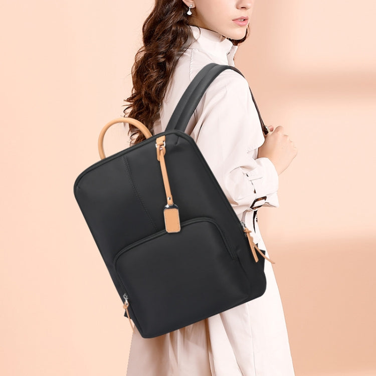 Bopai 62-126521 14-inch Laptop Thin and Light Business Waterproof Backpack(Pink)