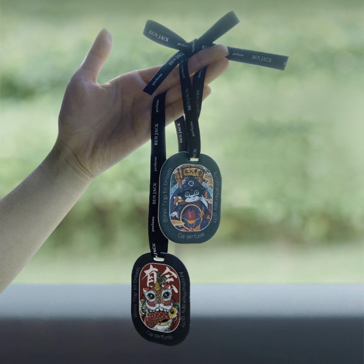 BEN.JACK Car Deodorant Tablet Pendant Long-Lasting Light Fragrance(Random Fragrance Delivery)