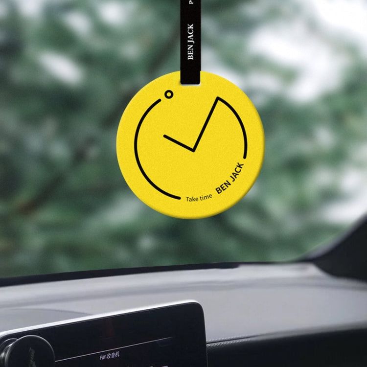 BEN.JACK Clock Car Long-lasting Light Fragrance Tablet Pendant(Blackberry Bay)