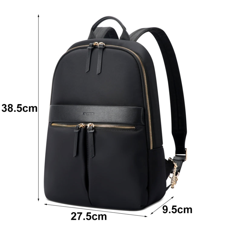 Bopai 14-inch Laptop Casual Lightweight Waterproof Backpack(Black)
