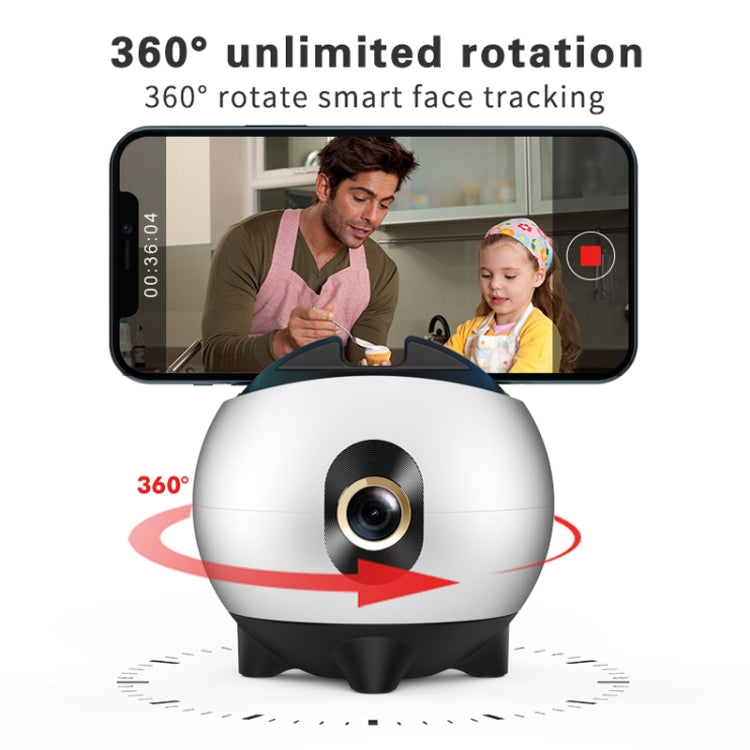 Hishell Rechargeable AI Face Intelligent Follow Shot Gimbal Cell Phone Live Streaming Video Stabilizer(Black)