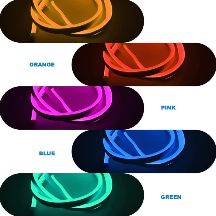 LIXINCORDA 2m 5V USB Touch Control LED Light Strip Flexible Neon Silicone Soft Strip(Warm White)