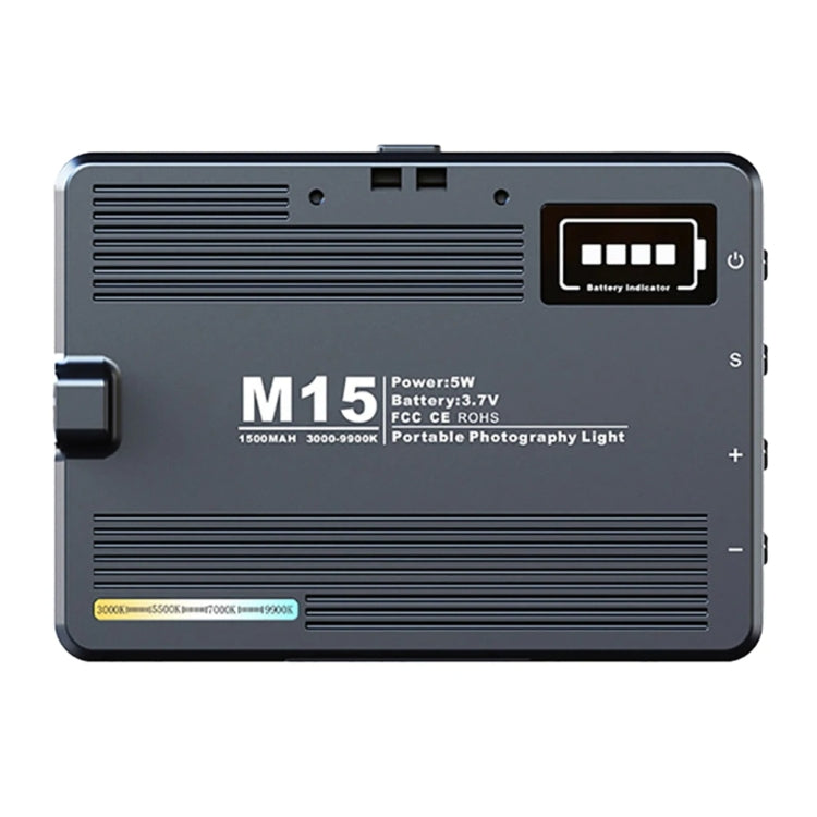 Desiontal M15 3 Color Temperature Rechargeable Pocket Light Mini Photography Light LED Outdoor Shooting Supplementary Light