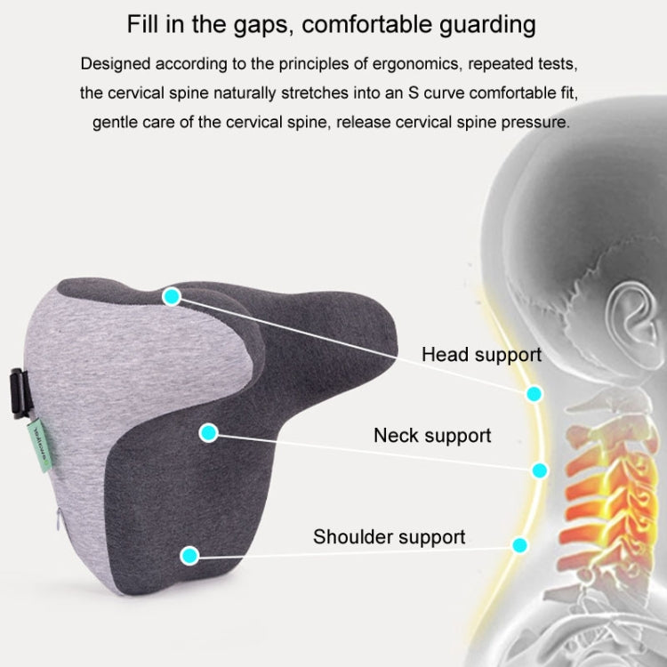 BEWALKER Car Headrest Memory Foam Neck Support Pillow Car Seat Cervical Cushion(Green)