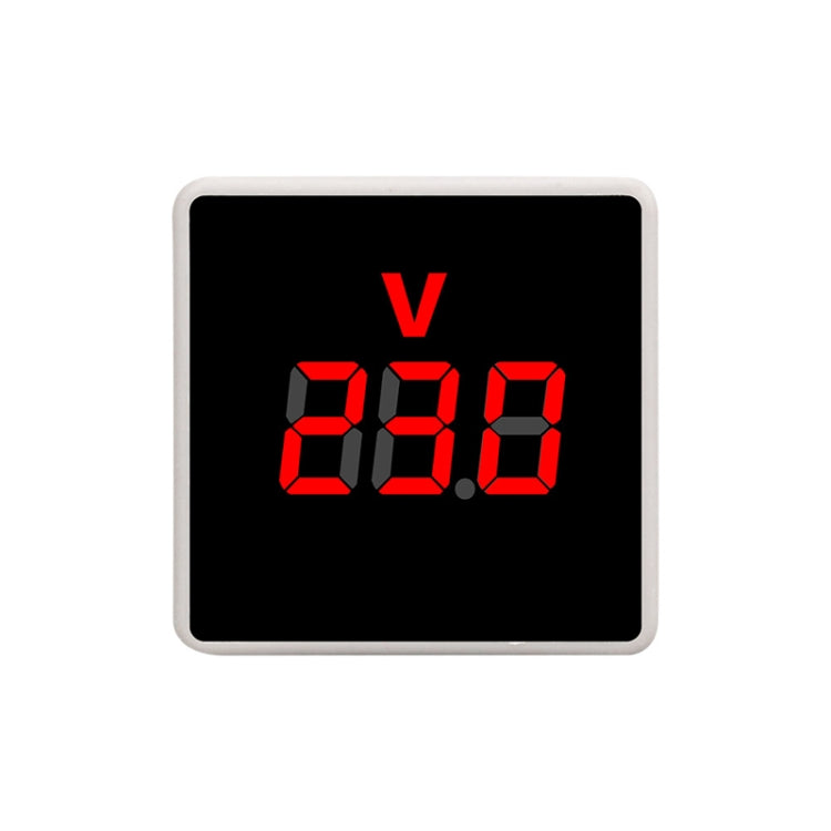 SINOTIMER V-PL Square Insert Type Household Digital AC Voltmeter EU Plug