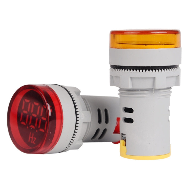 SINOTIMER ST16HZ 20-75Hz AC Frequency 22mm Round Opening LED Digital Signal Indicator Light(04 Green)