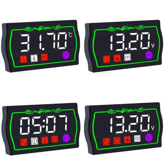 5 in 1 Water Temperature Tachometer Morfayer Locomotive Intelligent Multi-function Tachometer