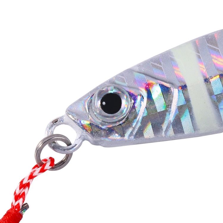 HENGJIA LB149 Slow Cranking Luminous Iron Plate Lead Fishing Bait Lua Naked Fake Bait, Size: 20g(Luminous)