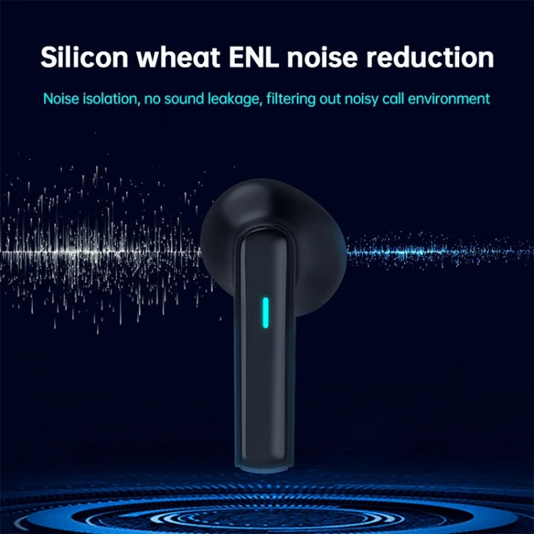 Lenovo TG132 Wireless Bluetooth 5.3 Earphones Sensorless Delay Ultra Long Life Sports Music Game Gaming Use(Black)