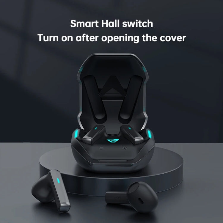 Lenovo TG132 Wireless Bluetooth 5.3 Earphones Sensorless Delay Ultra Long Life Sports Music Game Gaming Use(Black)