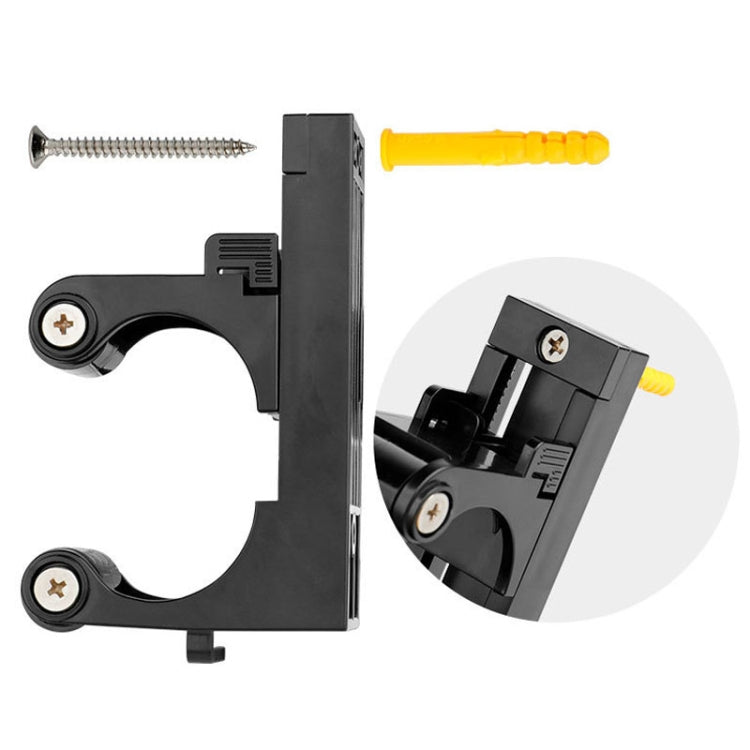 DEEMOUNT RCK-051 Road Bicycle Parking Buckle Wall Hook Mountain Bike Parking Buckle(Black)