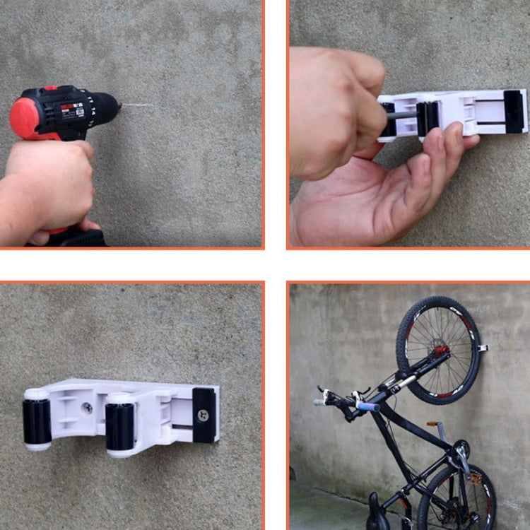 DEEMOUNT RCK-051 Road Bicycle Parking Buckle Wall Hook Mountain Bike Parking Buckle(Black)