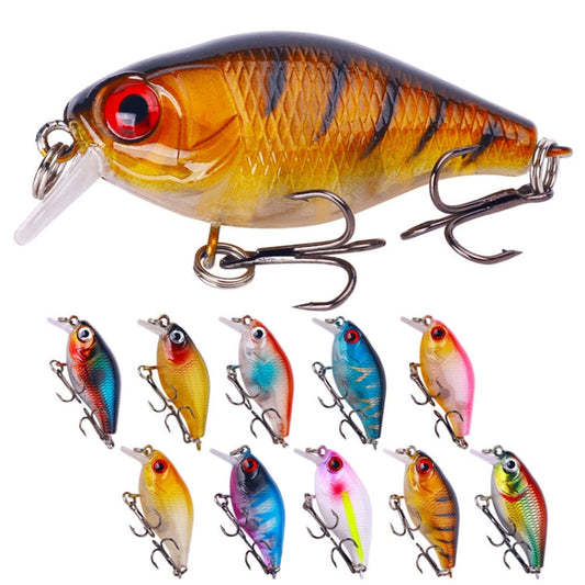 10colors /Set HENGJIA CB073 Lua Fishing Lures Dummy Bait, Size: 4.5cm 4.1g