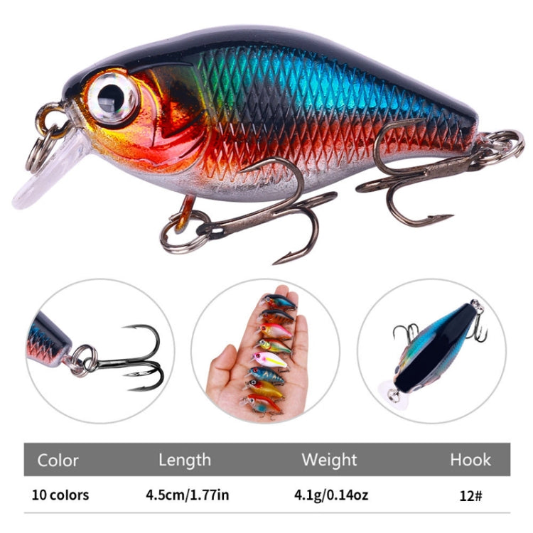 10colors /Set HENGJIA CB073 Lua Fishing Lures Dummy Bait, Size: 4.5cm 4.1g