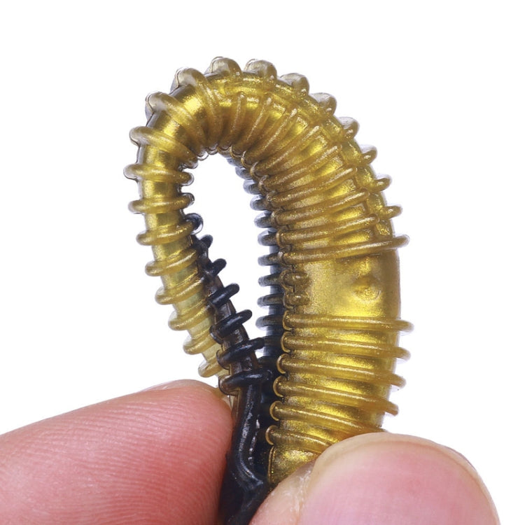 7.5cm 6pcs /Pack HENGJIA Spaghetti Worm T-Tail Soft Bait Spiral Fishing Dummy Lures(Color 5)